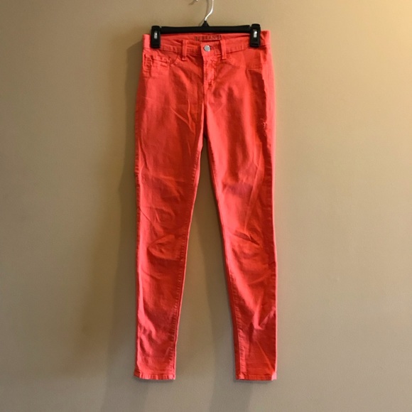 J Brand Denim - J Brand Skinny Jeans Tangerine Size 26